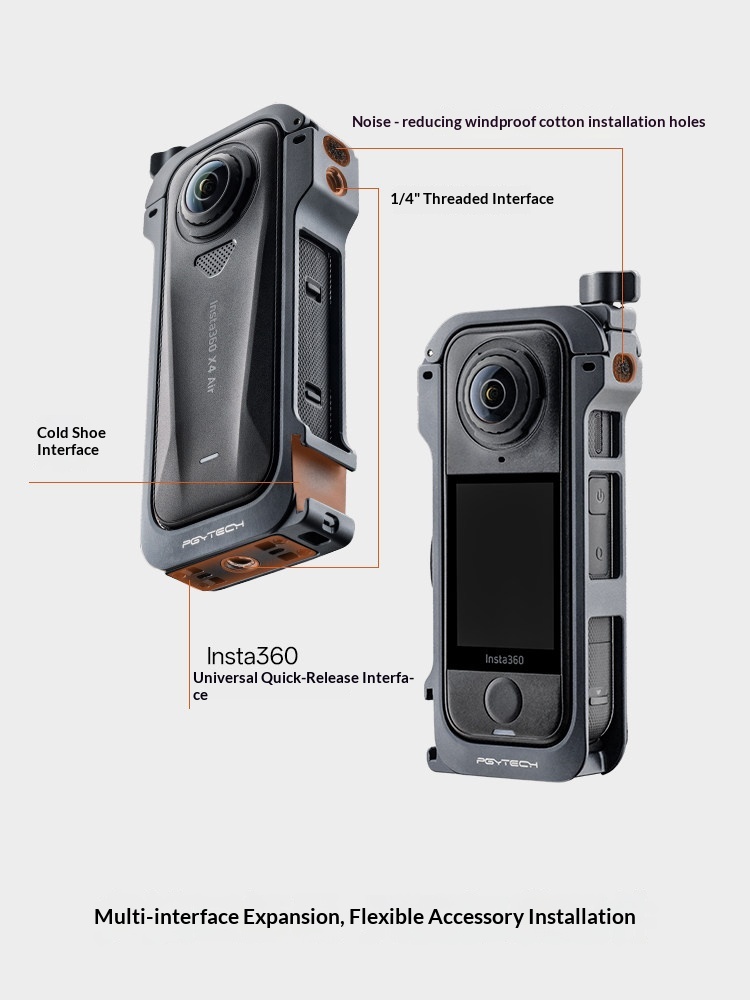 PGYTECH Jaula Metálica Protect - Insta360 Camera X4 reseña y precio
